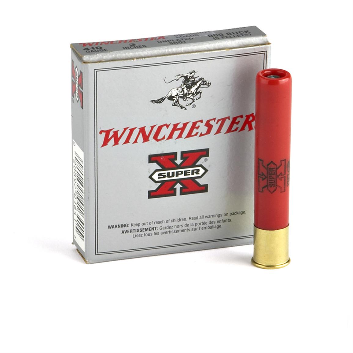 5 Rounds Winchester® Super X® 410 3 000 Buckshot 5 Pellets 166204