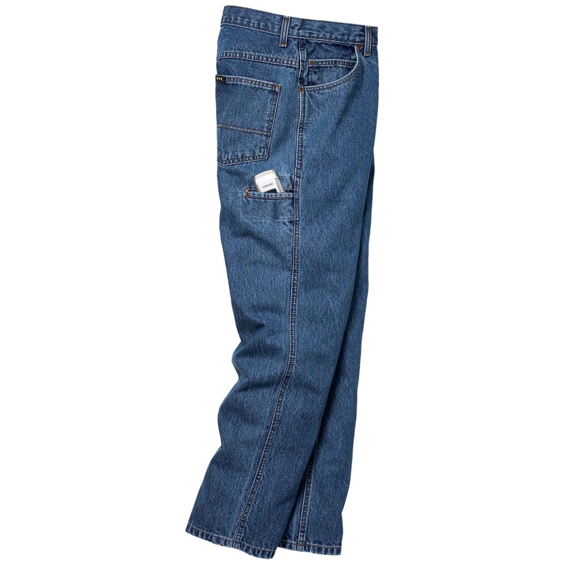 Mens Key® 5 Pocket Relaxed Fit Denim Jeans - 226828, Jeans & Pants at 