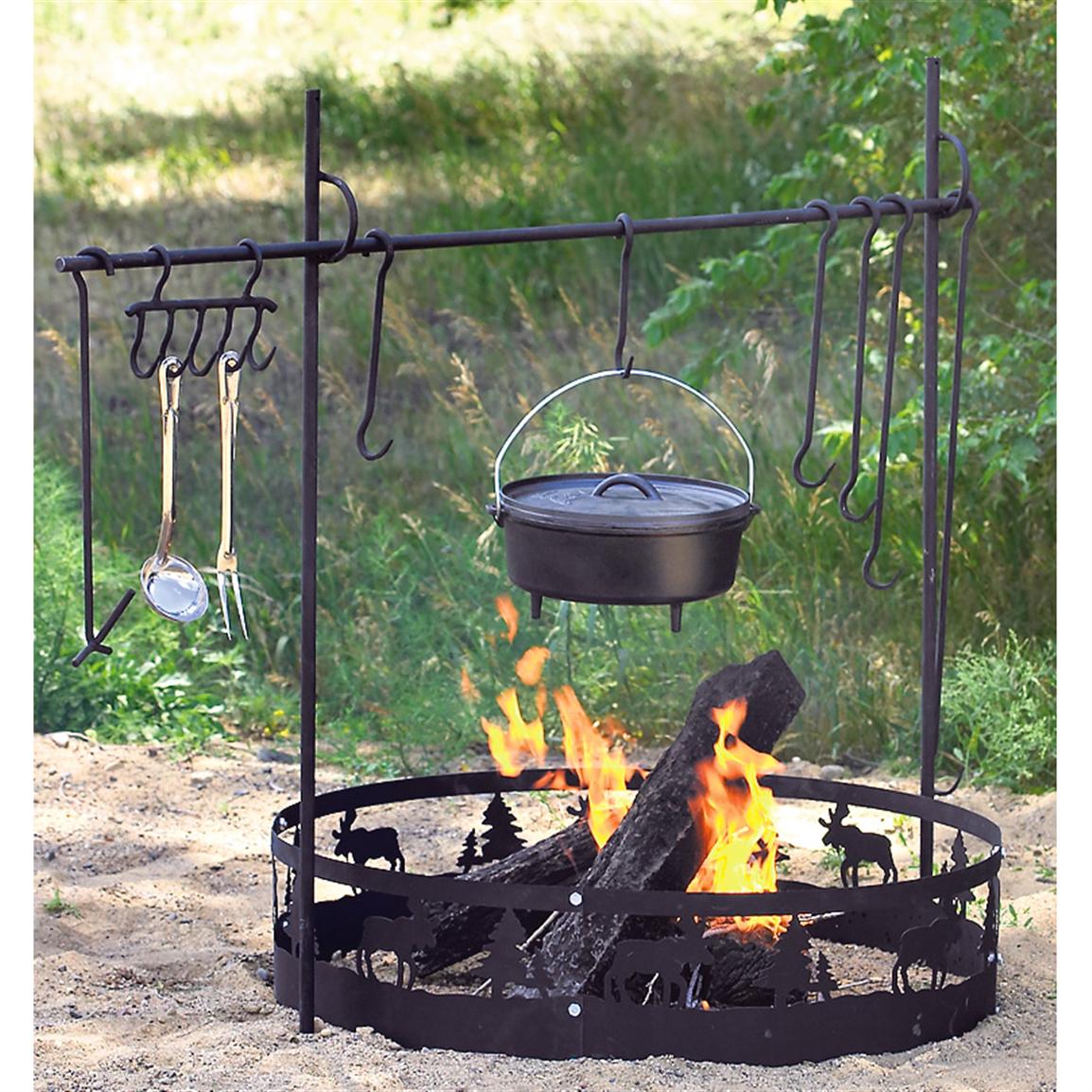 Guide Gear Campfire Cooking Equipment Set 167004 Stoves At Sportsmans Guide