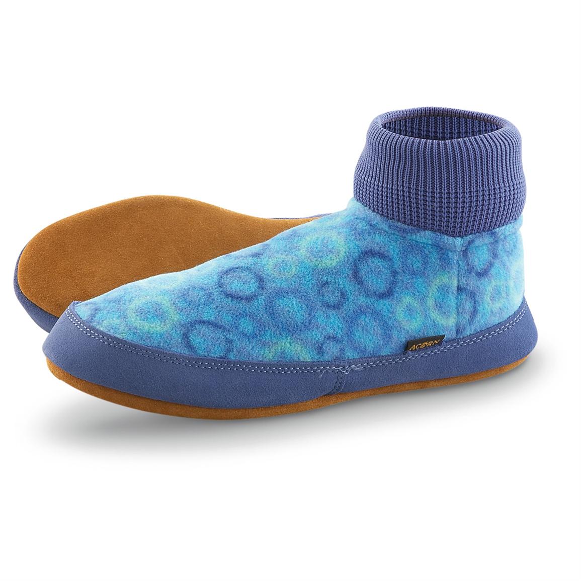 Women&#39;s Acorn® Polar Pair II Slippers, Circles - 170050, Slippers at Sportsman&#39;s Guide