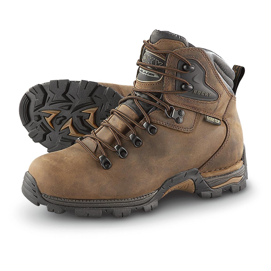 Men's Rocky® GORE - TEX® Trailblazer Hiking Boots, Dark Brown - 170719