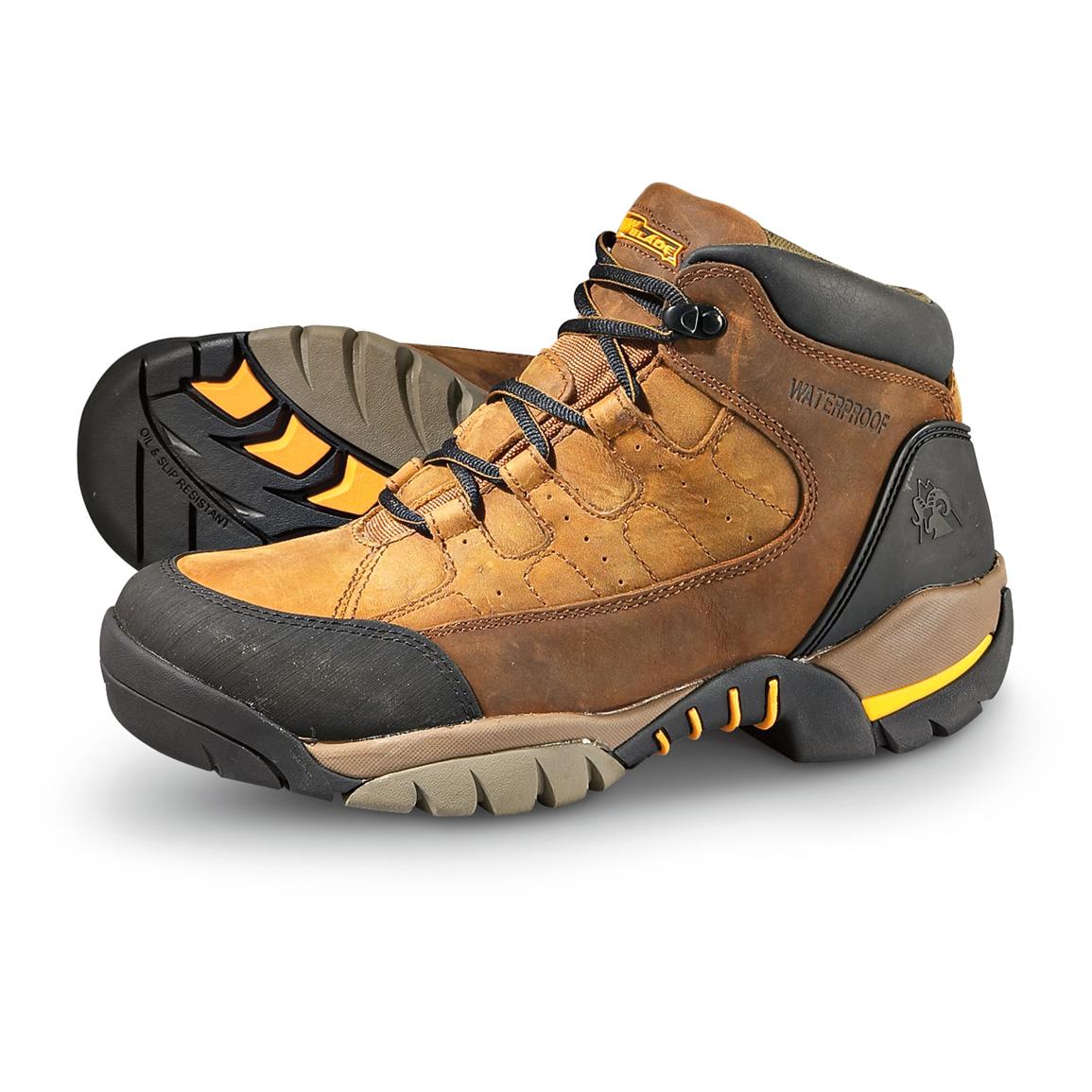 tan walking boots mens