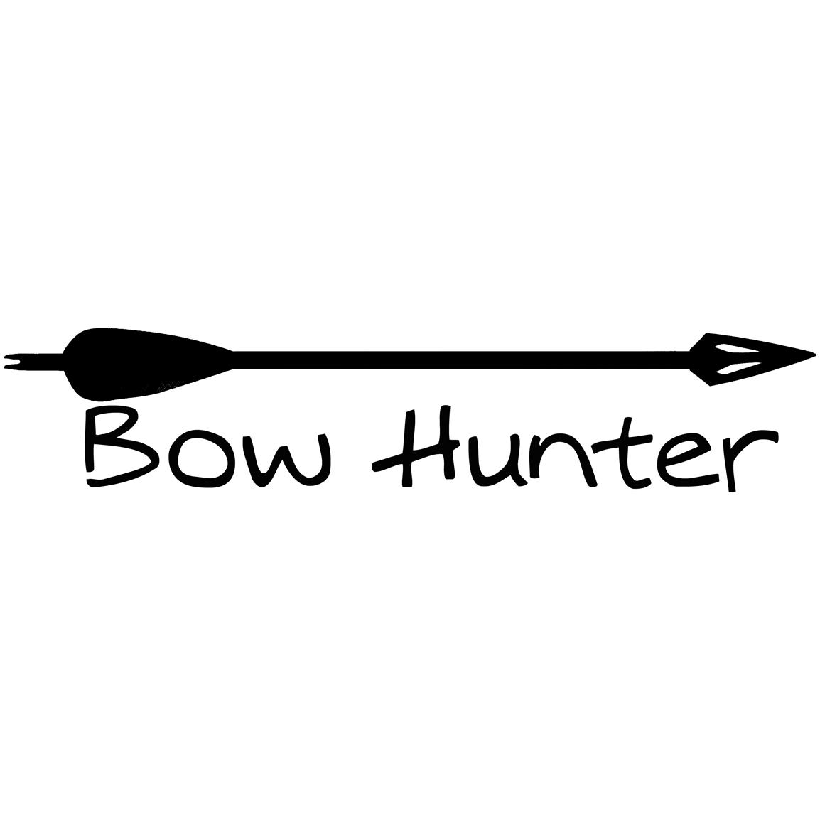 Outdoor Decals Bowhunter Decal - 170967, Bow Tuning at ...
