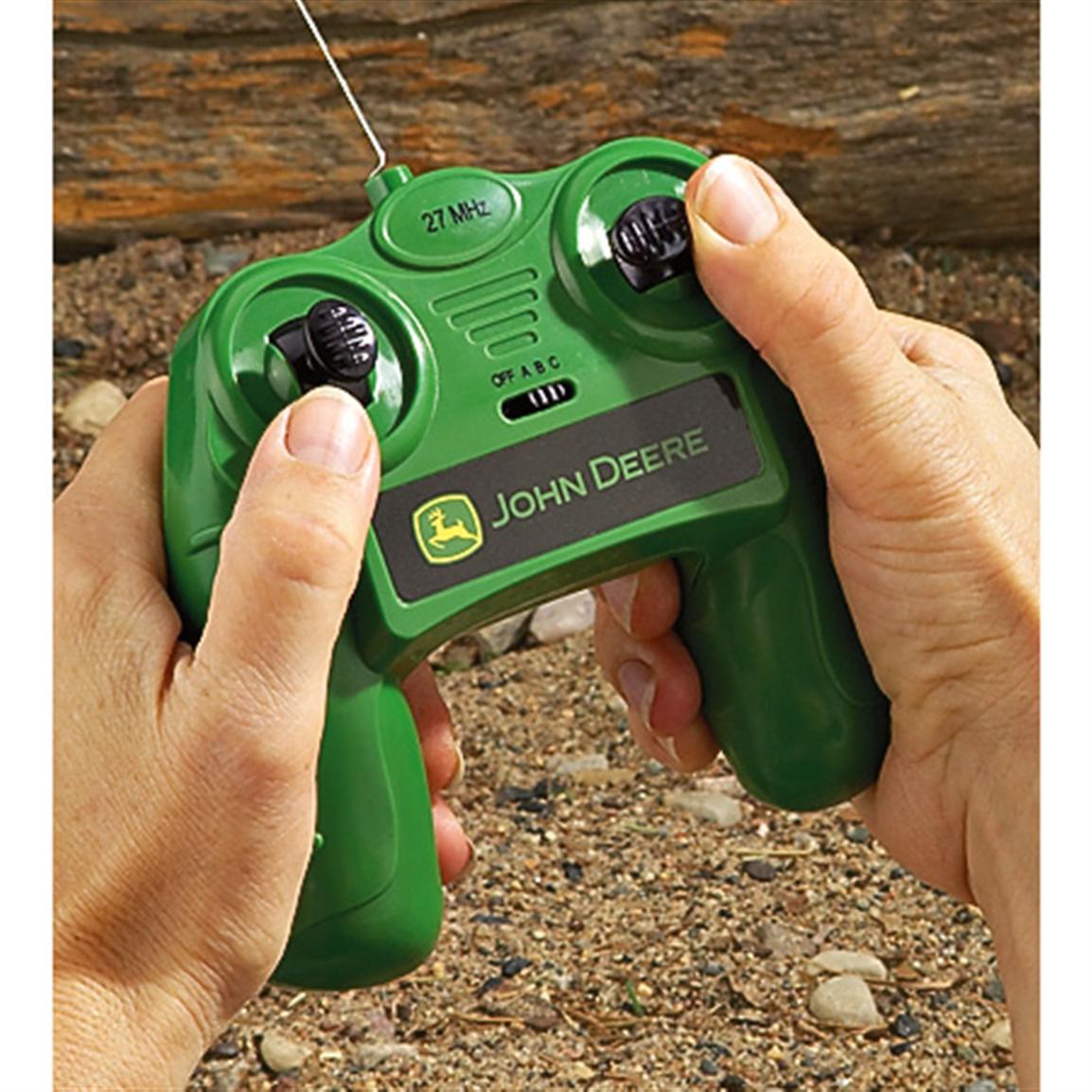 john deere toy remote control tractor