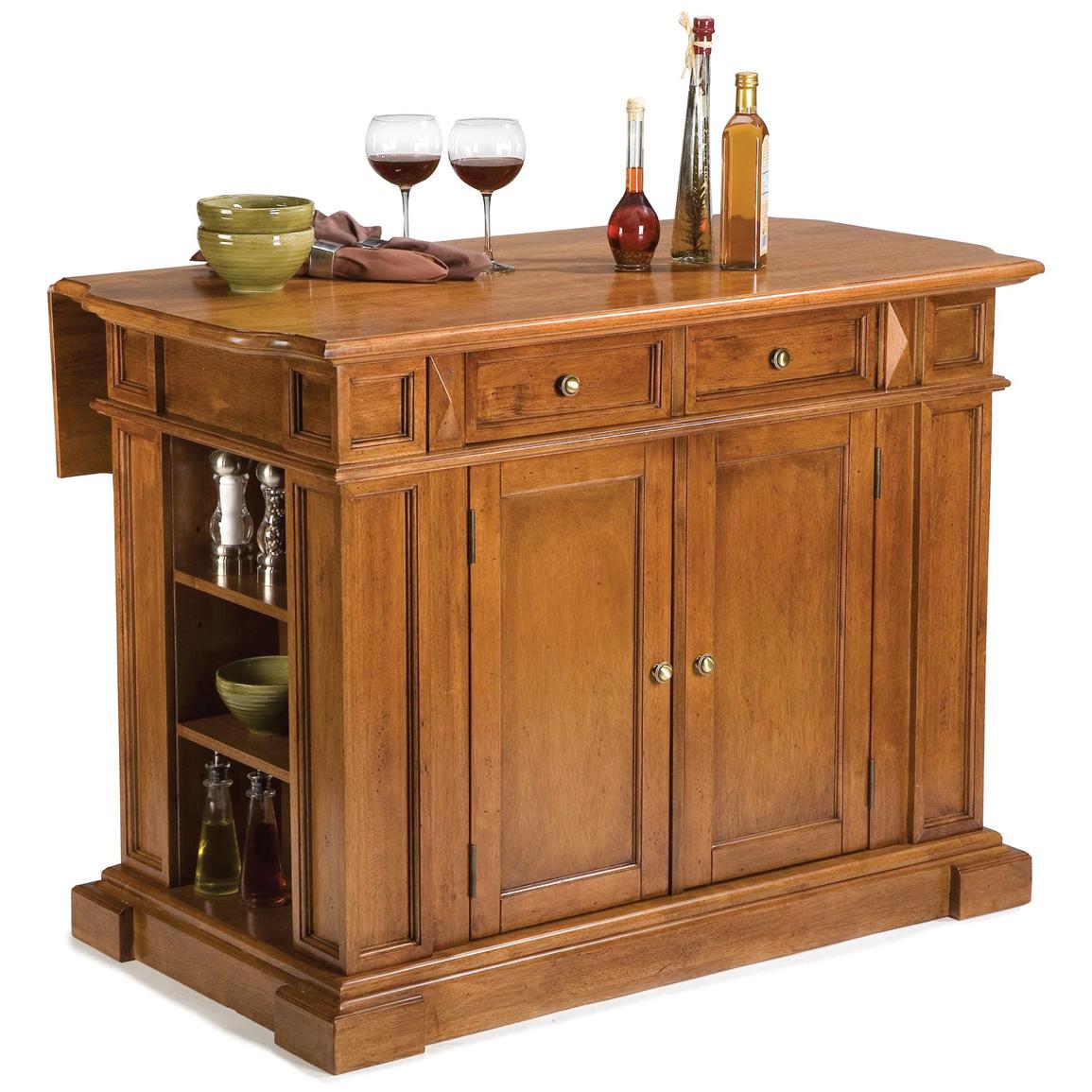 Home Styles™ Cottage Oak Kitchen Island with Breakfast Bar ...