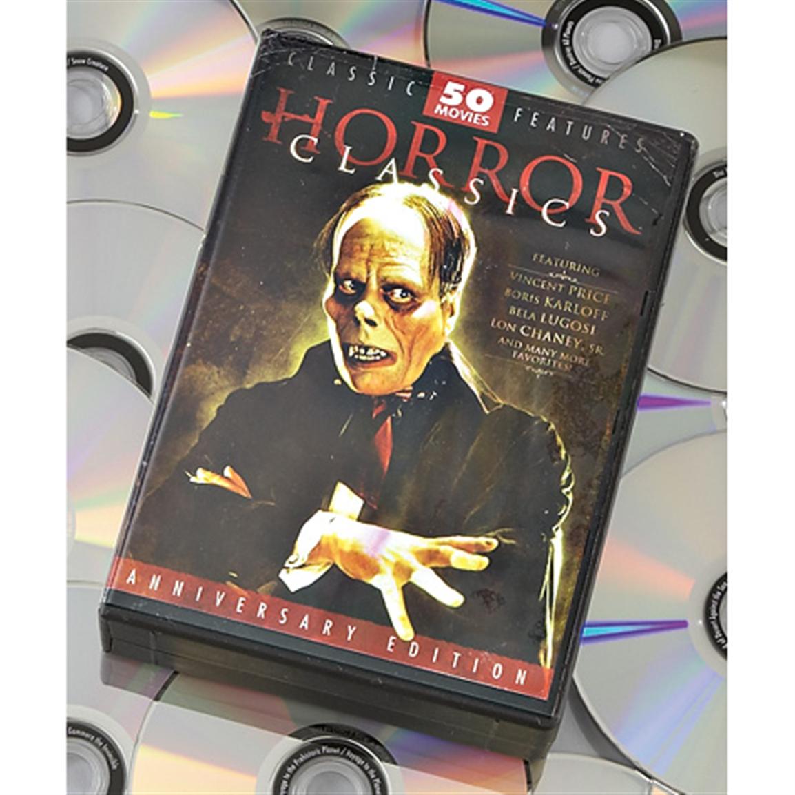 50 Horror Classics Dvd Set 172256 Dvds At Sportsmans Guide