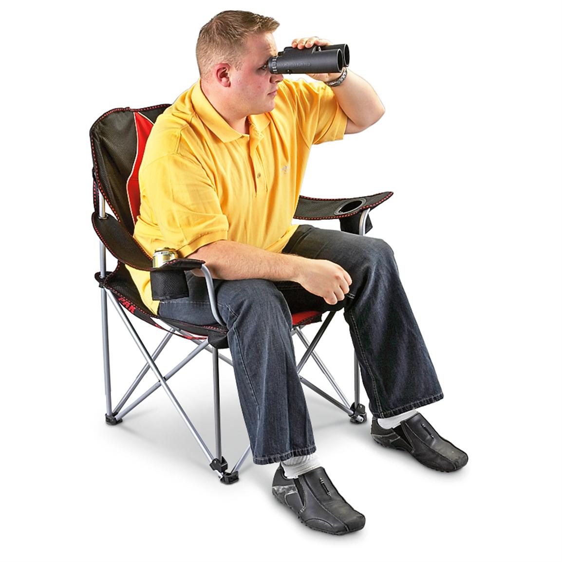 Guide Gear® Big Daddy Camp Chair, Red / Black 172570