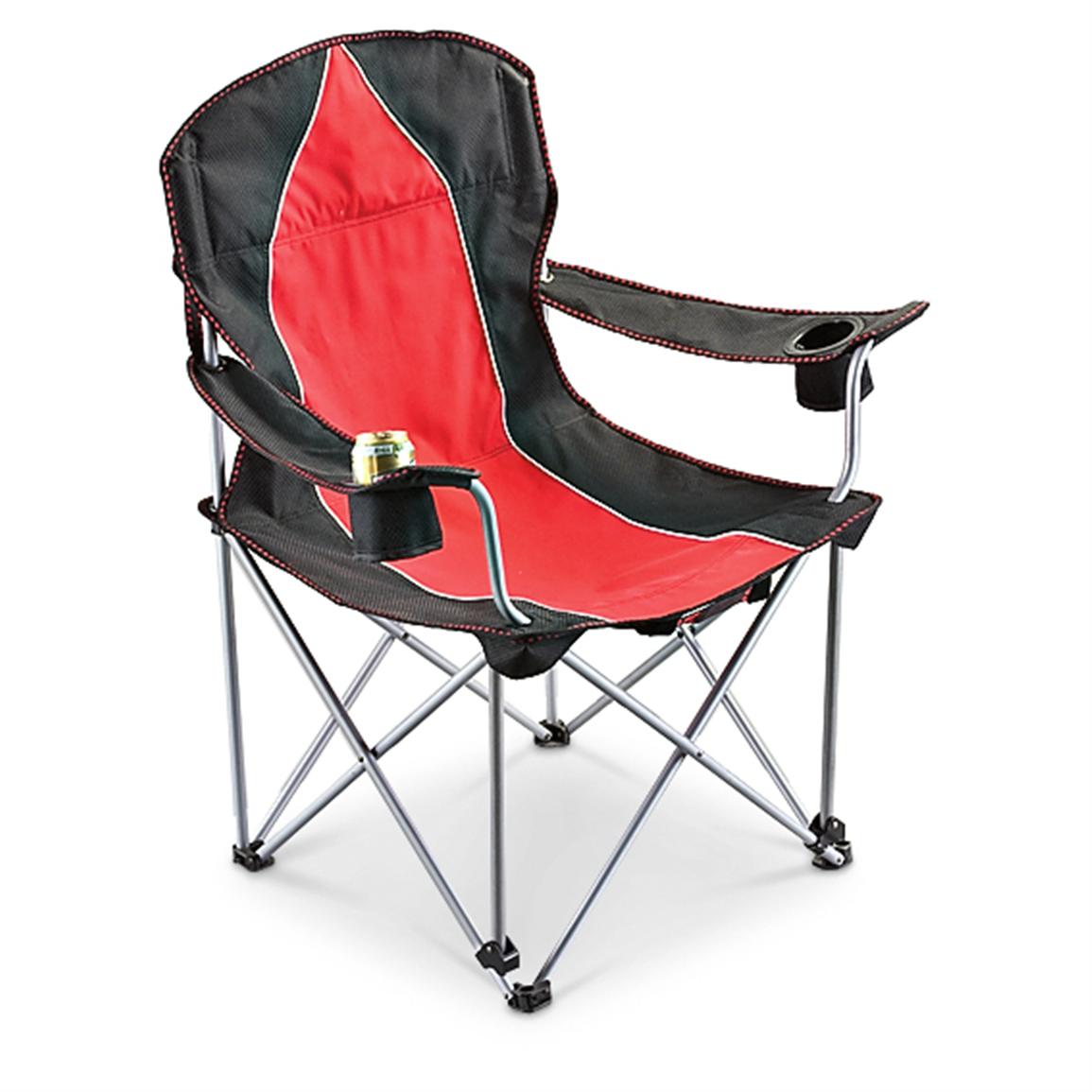 Guide Gear® Big Daddy Camp Chair, Red / Black 172570