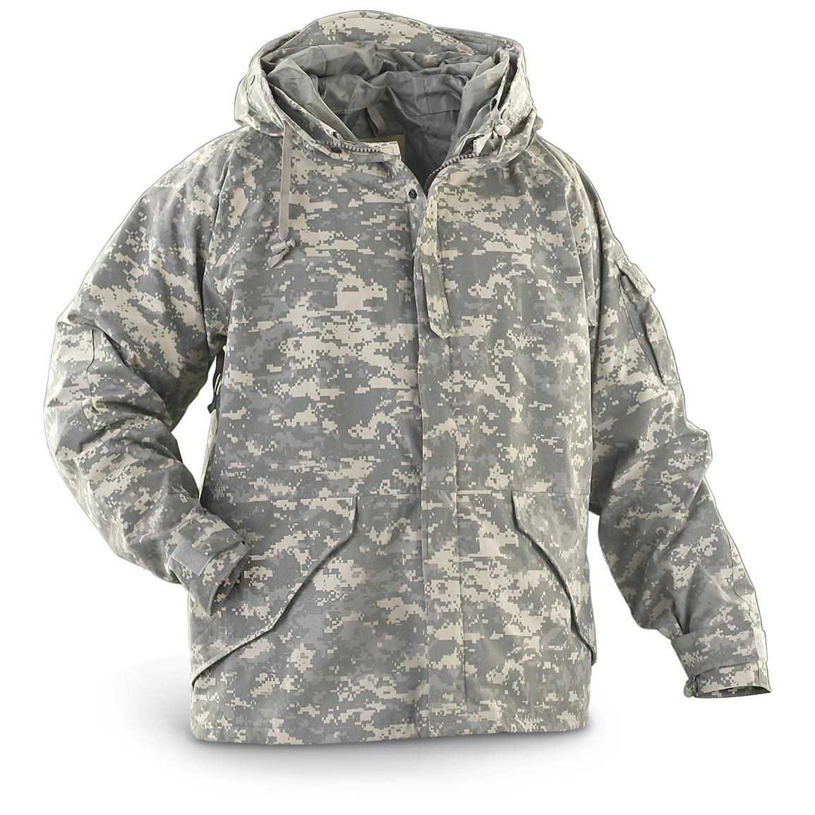 Us Military Style Waterproof Breathable Parka Subdued Digital