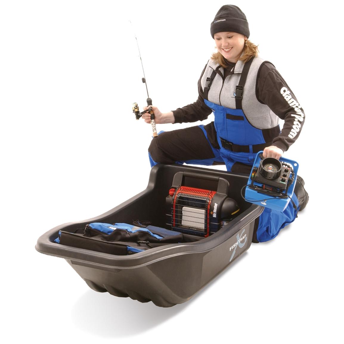 Clam™ Fish Trap® X Sled, Small - 173313, Ice Fishing Gear at Sportsman