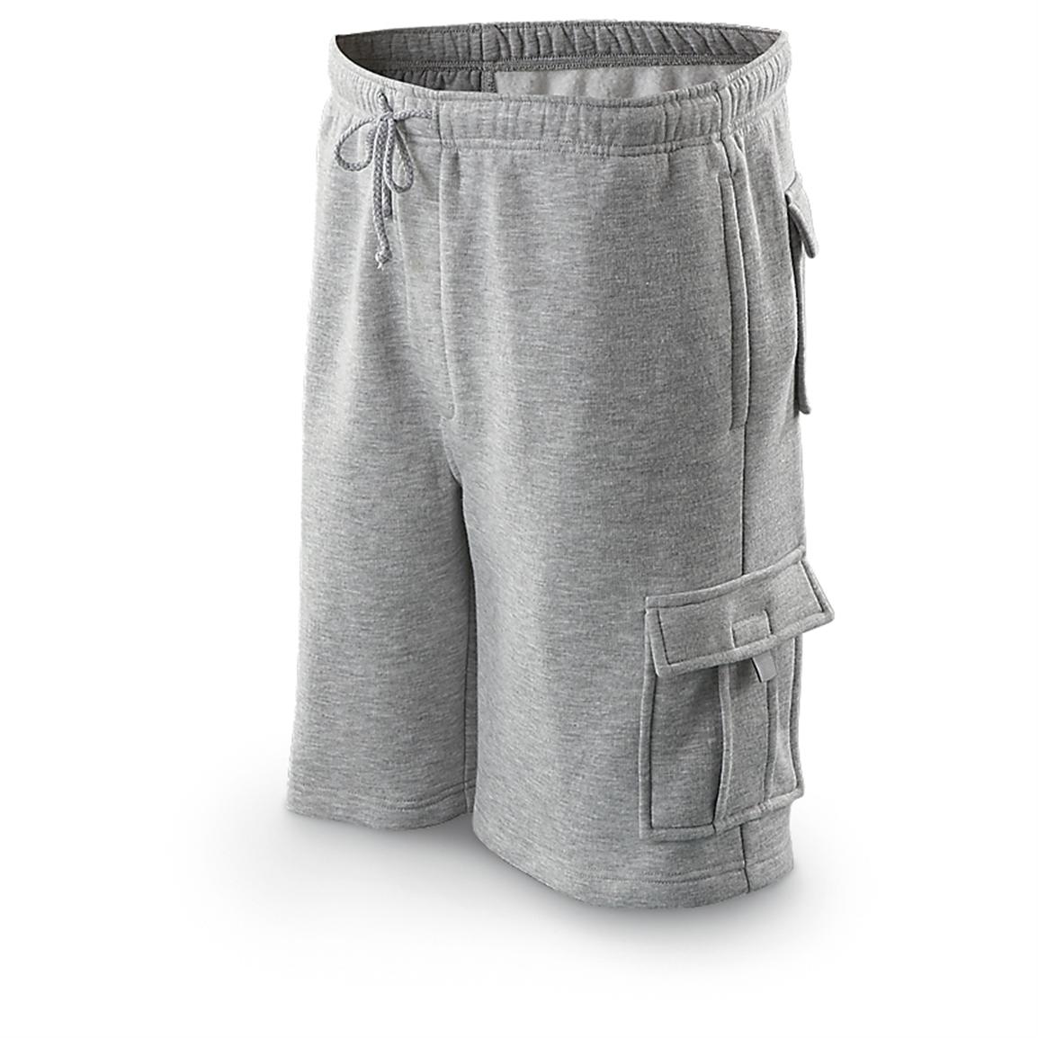 fleece shorts with pockets