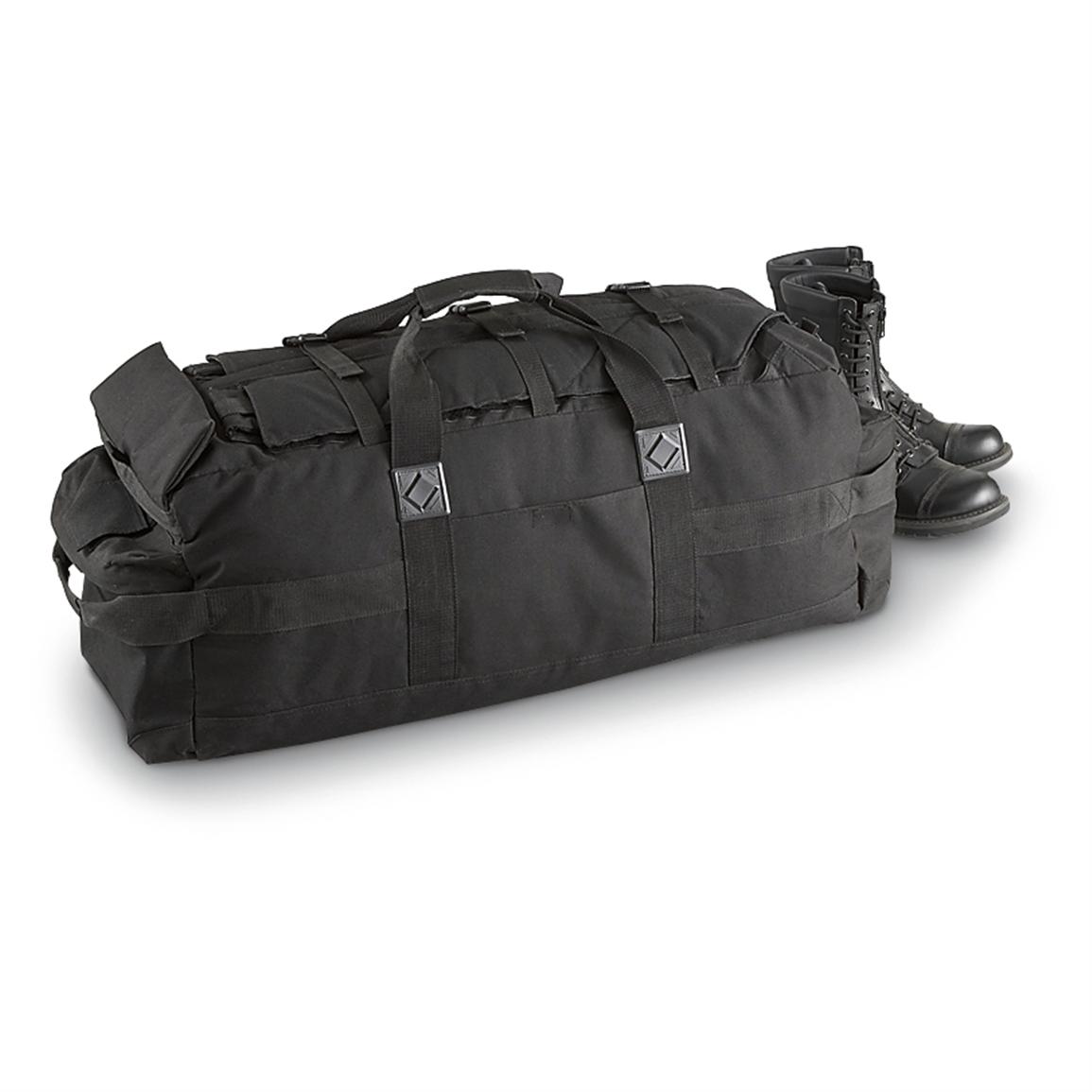 Used British Military Duffel Bag, Black - 175355, Duffle Bags at Sportsman&#39;s Guide