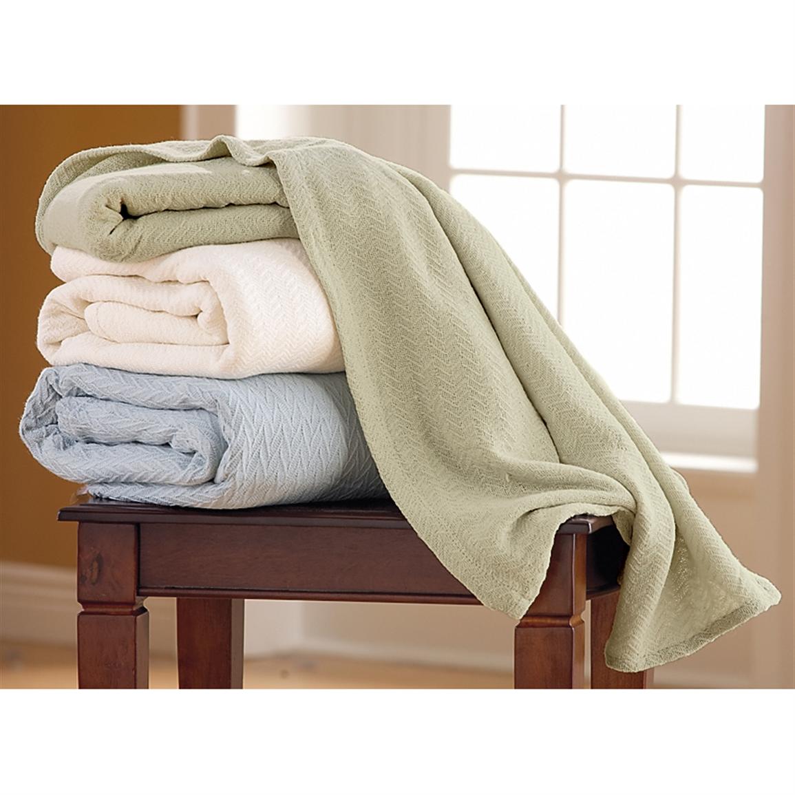 Cotton Thermal Blanket 176482 Blankets Throws At Sportsman39s Guide