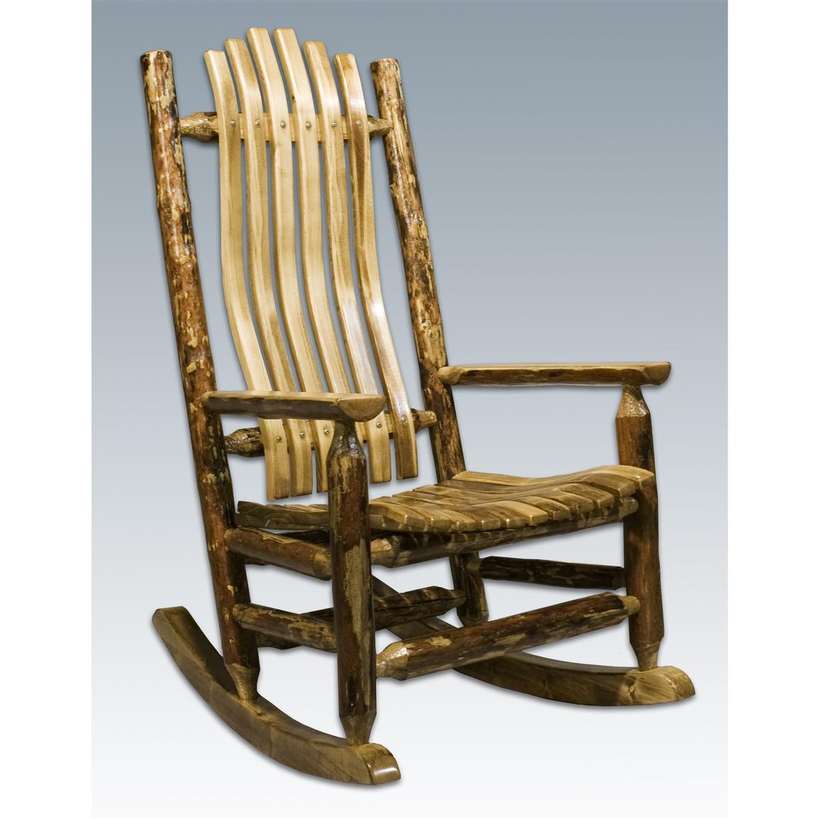 Montana Woodworks Glacier Country Log Rocking Chair 199388 Living