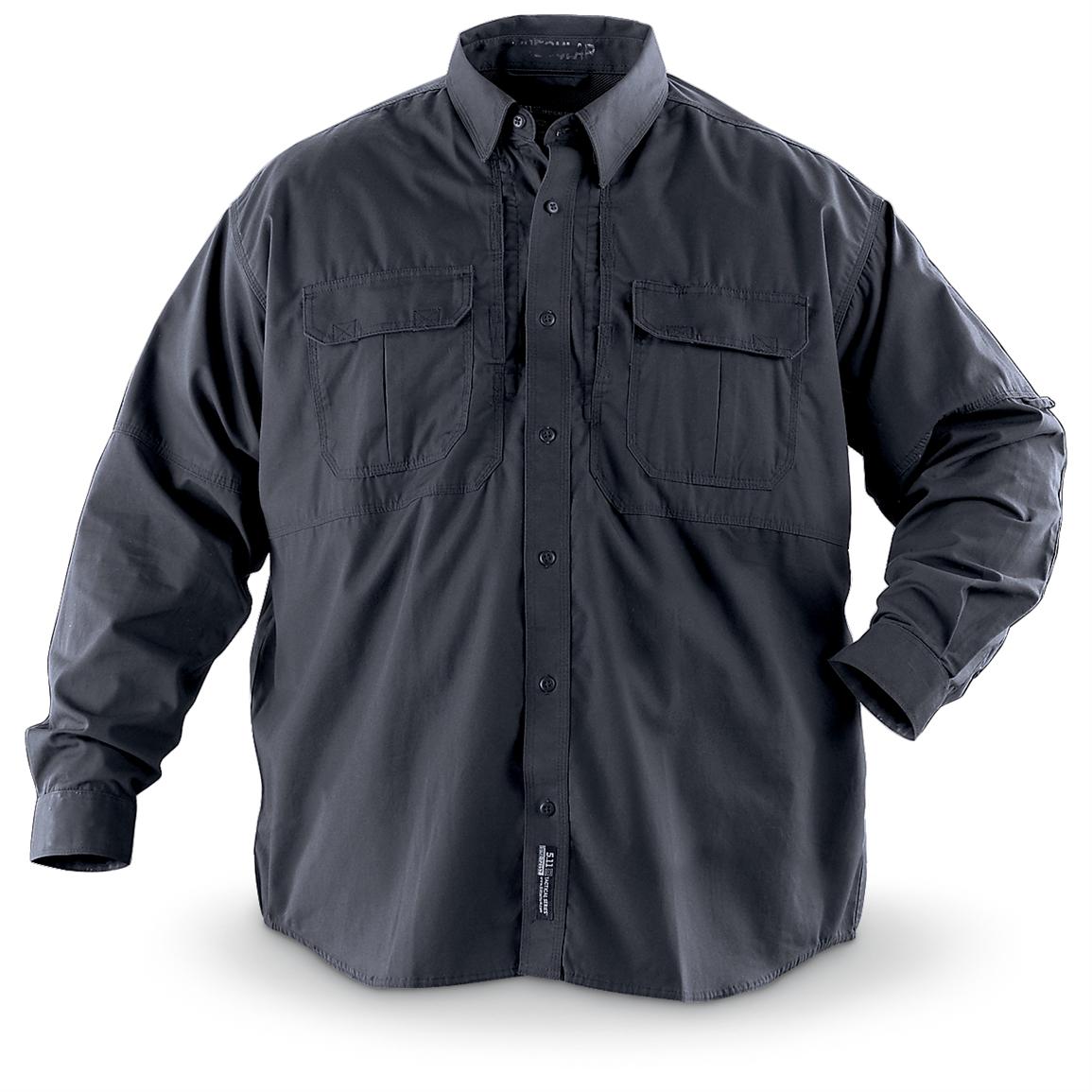 charcoal pants navy shirt