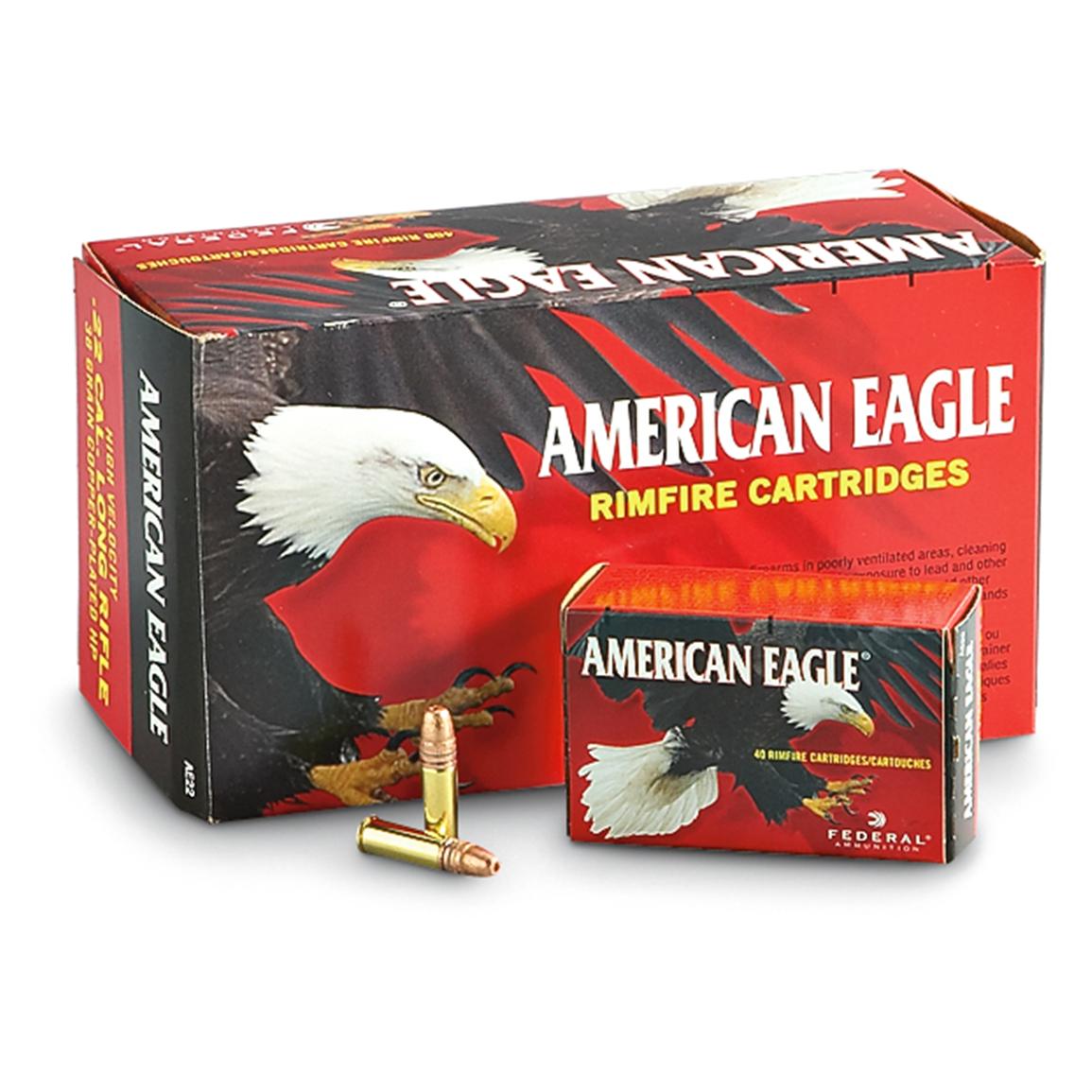  Shooting  Rimfire Ammo  .22lr Ammo  800 rounds American Eagle ...