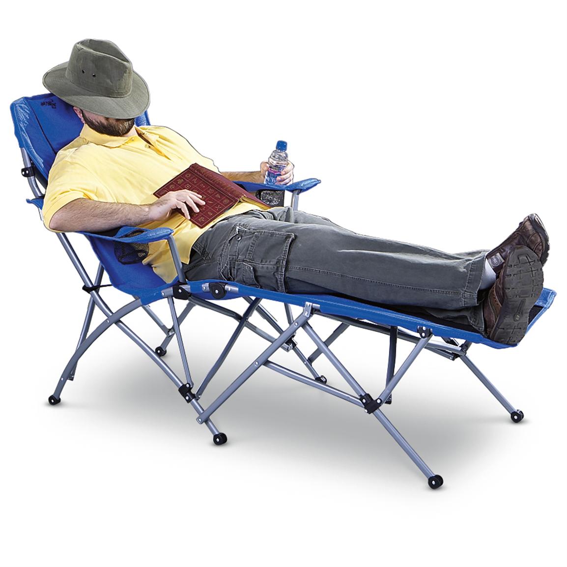 Folding Lounge Chair - 180115, Chairs at Sportsman's Guide