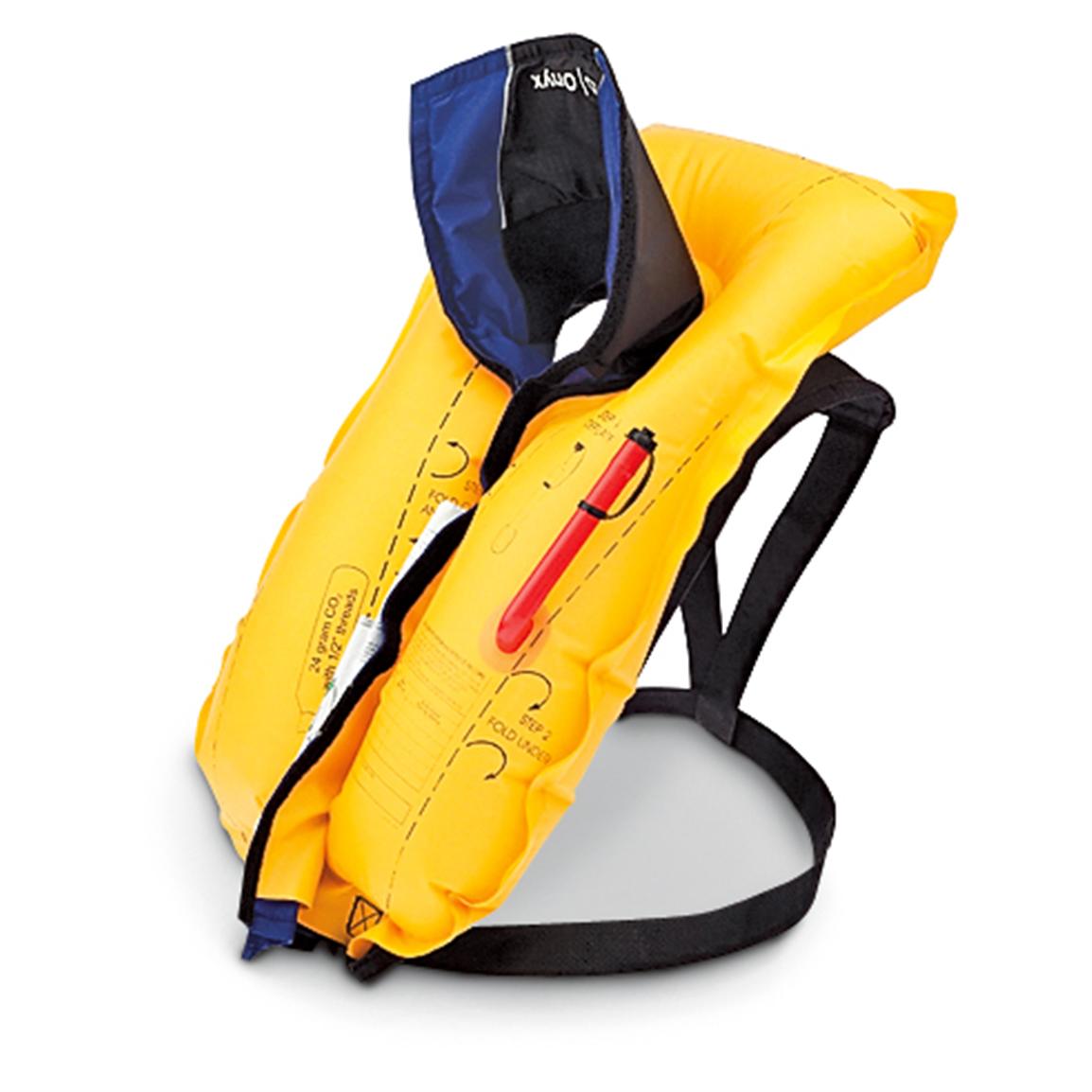 Onyx 3200 A M 24 Auto Manual Inflatable Life Vest 180711 