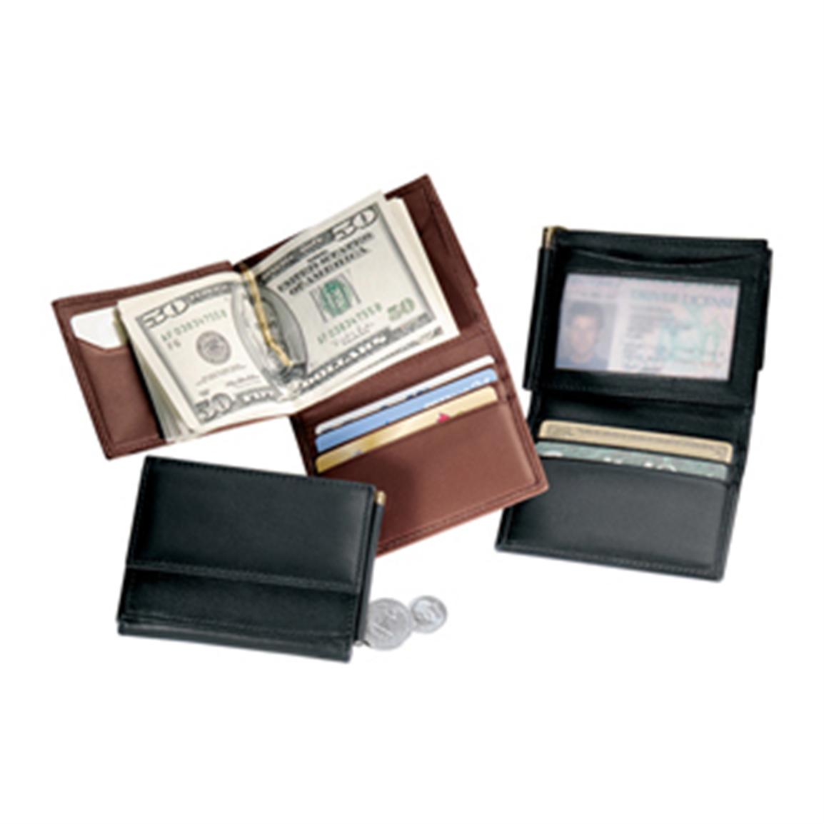 Royce Leather® Men&#39;s Money Clip Wallet - 181114, Wallets at Sportsman&#39;s Guide
