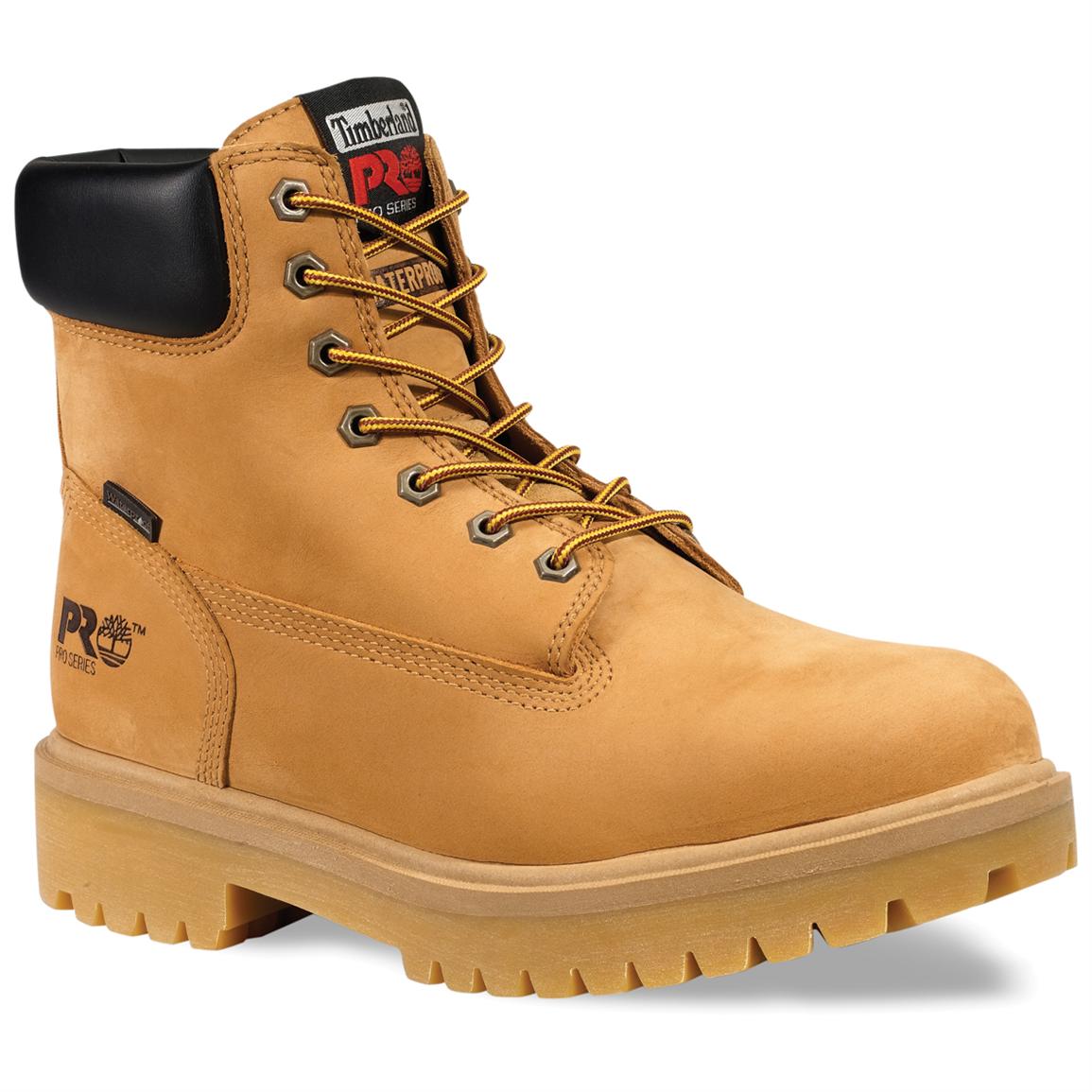 Men&#39;s Timberland® Pro® 6&quot; Direct-Attach 200 grams Thermolite® Insulation Soft Toe Boots, Wheat ...