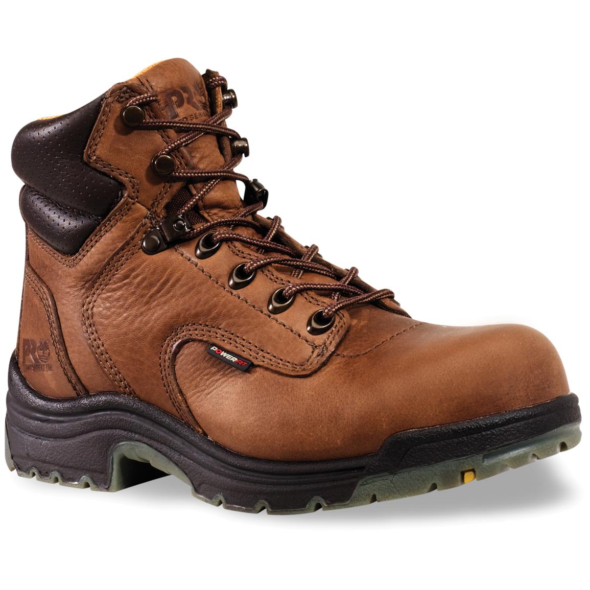 Women&#39;s Timberland® Pro® 6&quot; Titan® Boots, Coffee - 183156, Work Boots at Sportsman&#39;s Guide