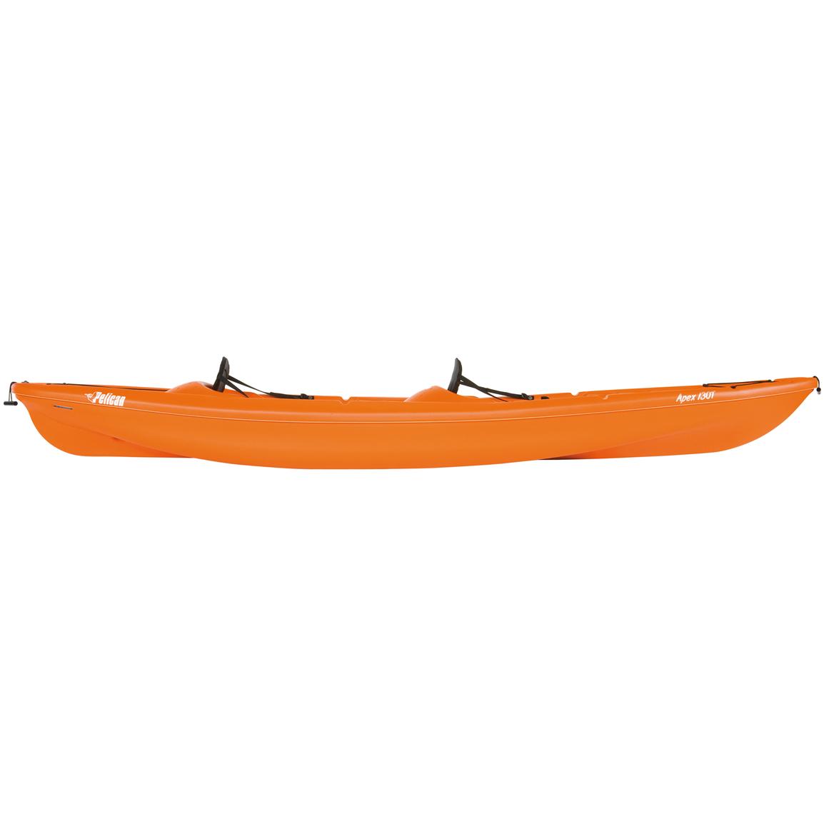 Pelican™ Apex 130T Kayak, Orange - 183756, Canoes & Kayaks at Sportsman's Guide