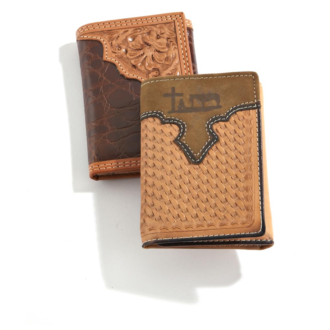 Montana Silversmiths® Hand - Tooled Leather Wallet - 184648, Wallets at Sportsman&#39;s Guide