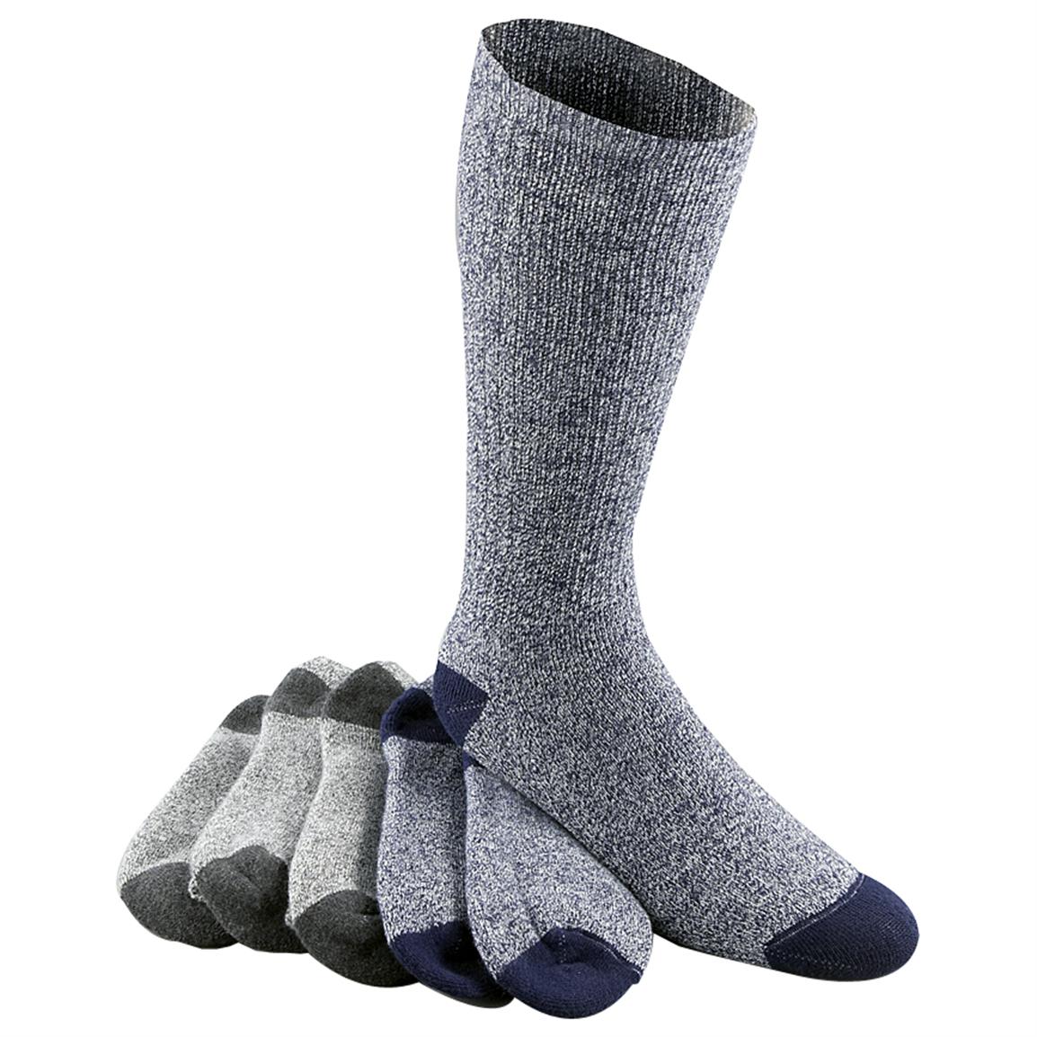 6Pk. Ultra Soft Moisture Wicking Socks 187672, Socks at Sportsman's Guide