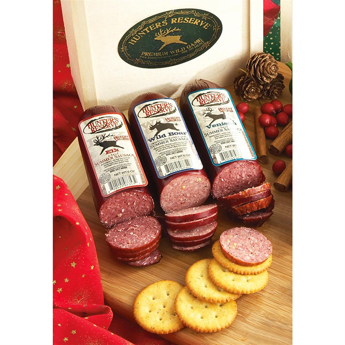 Hunters Reserve™ Wild Game Sausage and Cheese Gift Box