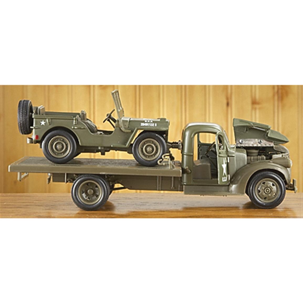 Pearl harbor us army flatbed tow truck and jeep #2