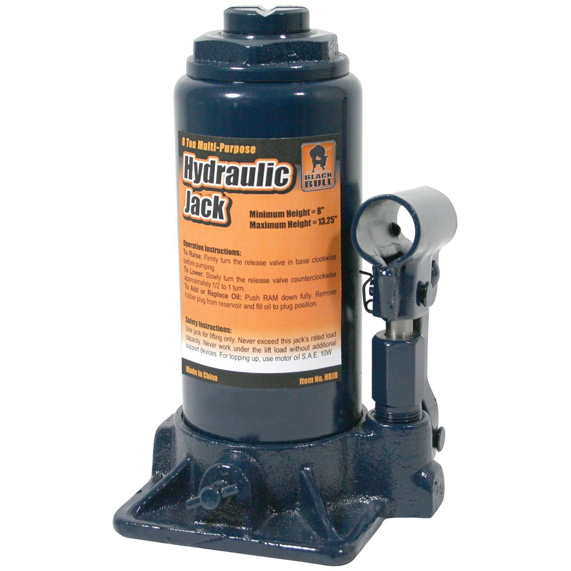 What is the purpose of a hydraulic jack?