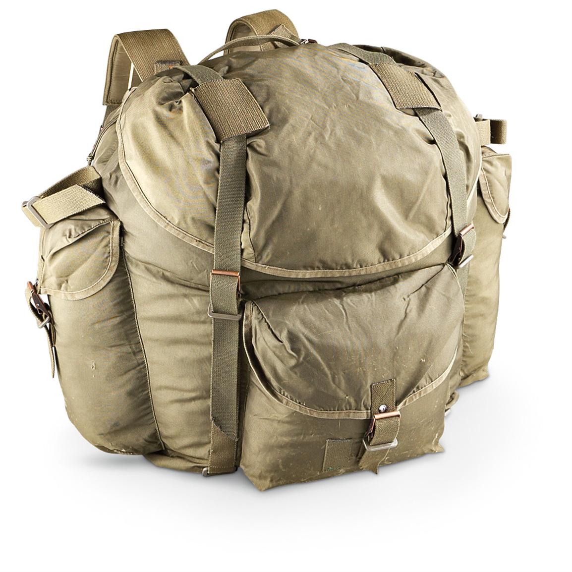 New Austrian Military Backpack, Olive Drab - 190530 ...