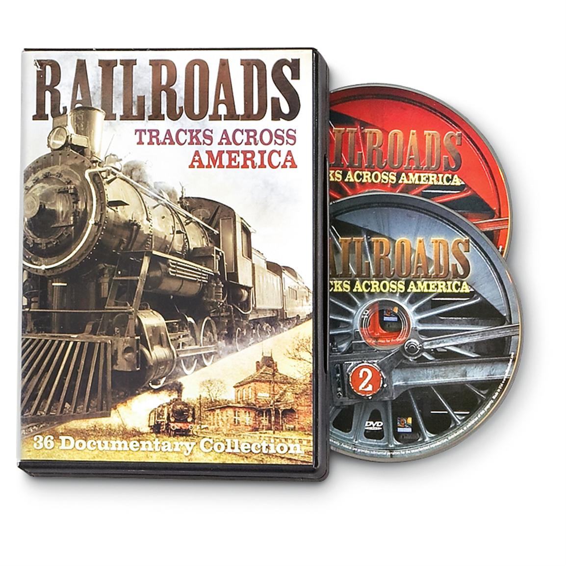  DVD's / "Railroads: Tracks Across America" 36 - documentary DVD