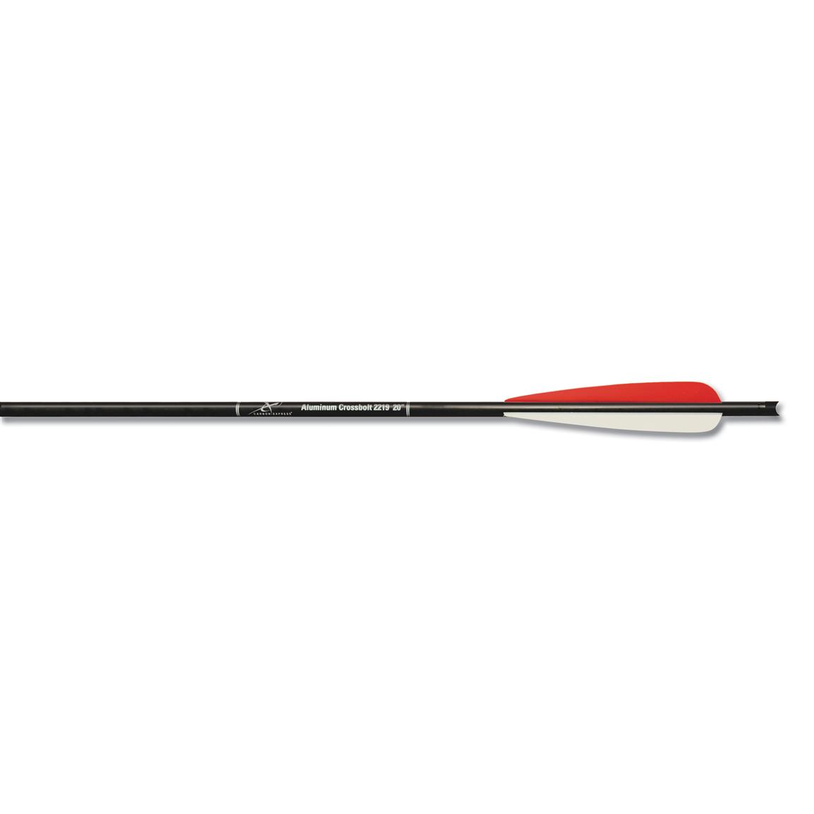 Carbon Express® Aluminum Crossbow 22 Arrows With Moon Nock 36 Pk