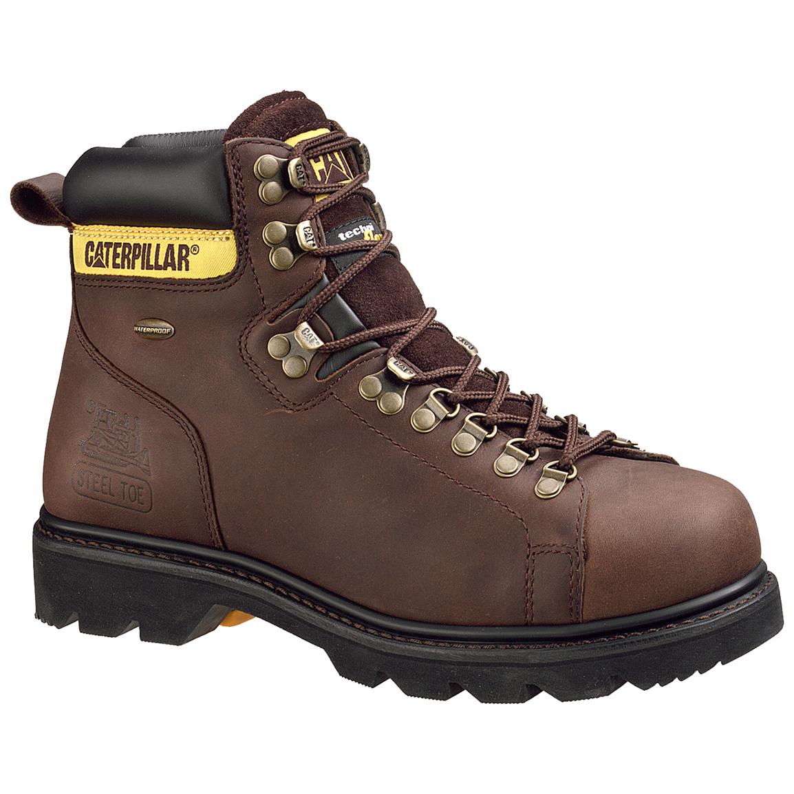 Men's Caterpillar® Alaska FX Waterproof Steel Toe Boots 195435, Work