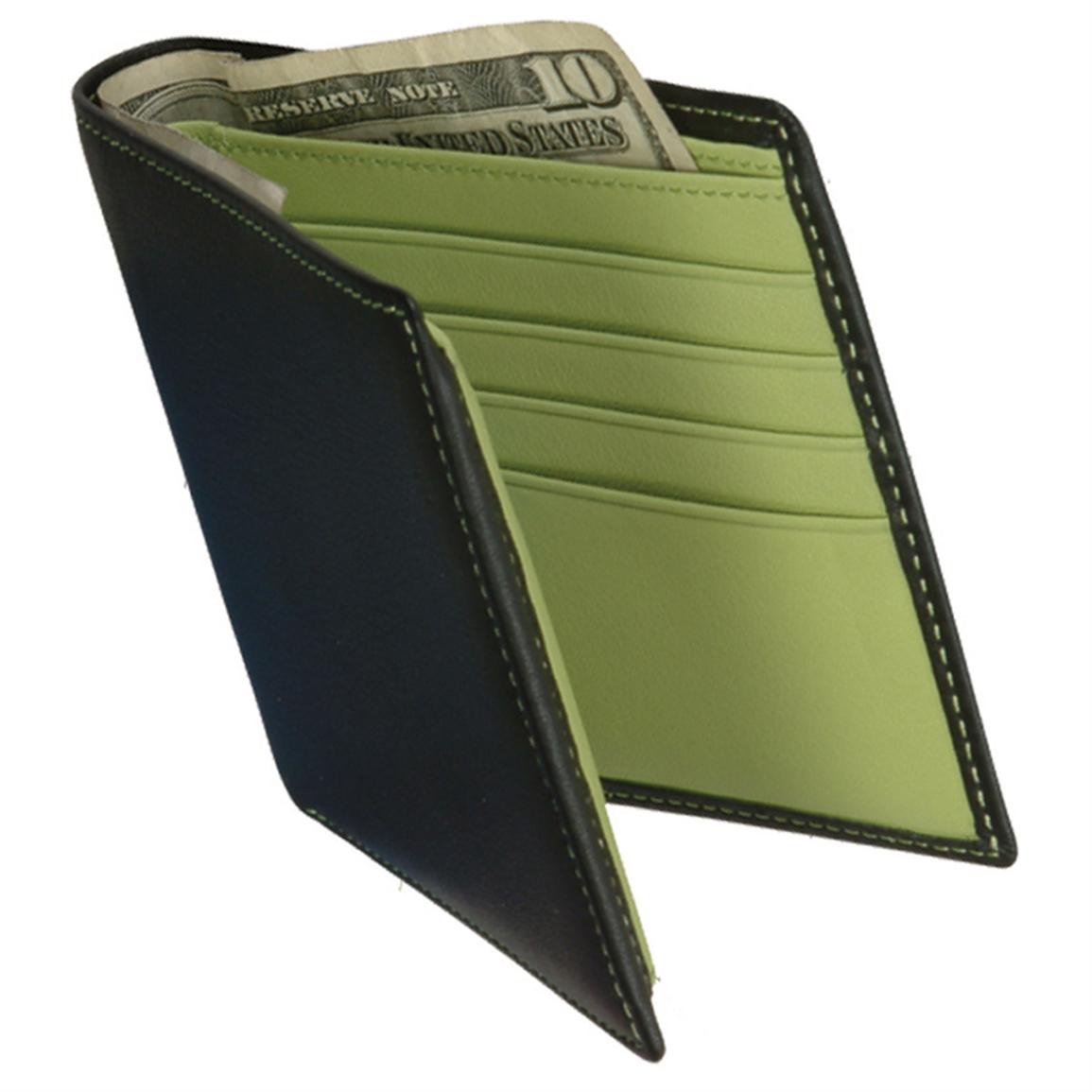 Men&#39;s Royce Leather® Bi - Fold Wallet with Double ID Flap - 197388, Wallets at Sportsman&#39;s Guide