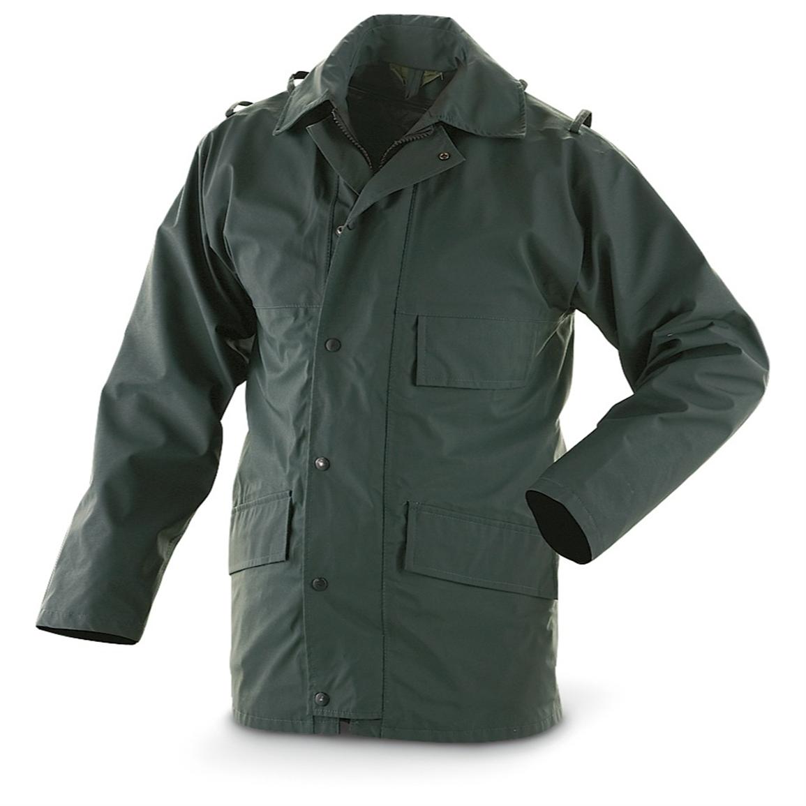 Used Irish Police Gore Tex® Parka With Liner Green 197468