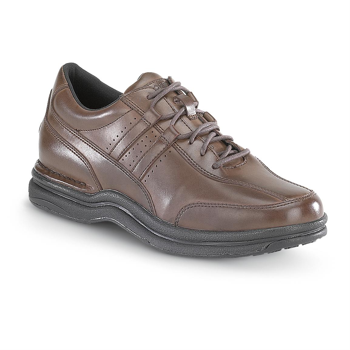 Men&#39;s Rockport® Works Slip - resistant Walking Shoes - 199174, Casual Shoes at Sportsman&#39;s Guide