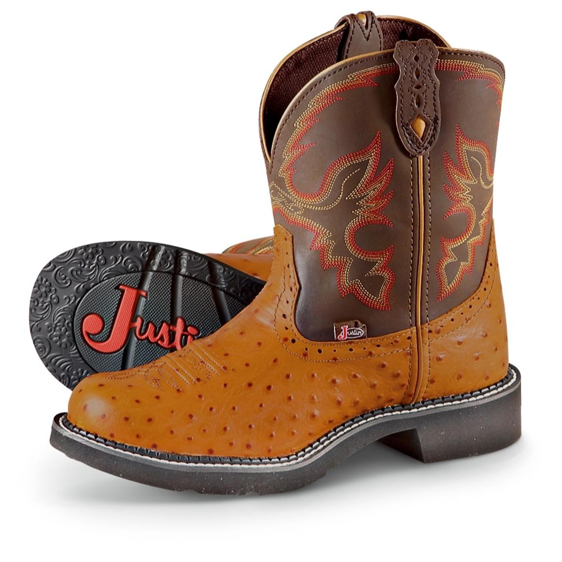 Women's Justin® Gypsy Boots, Cognac 202754, Cowboy & Western Boots at Sportsman's Guide