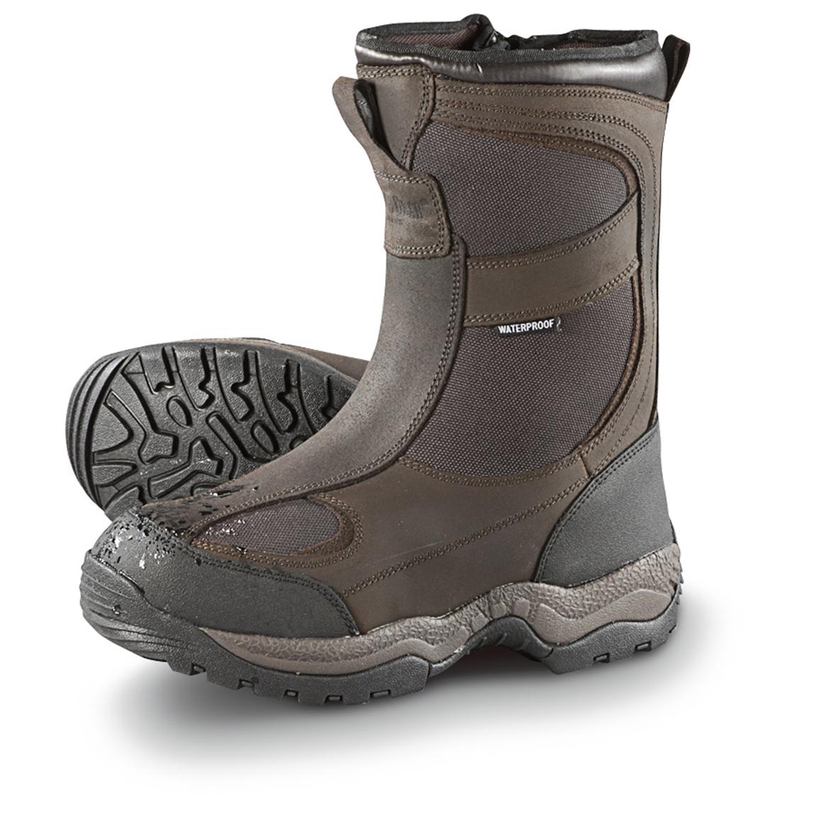 slip on insulated winter boots