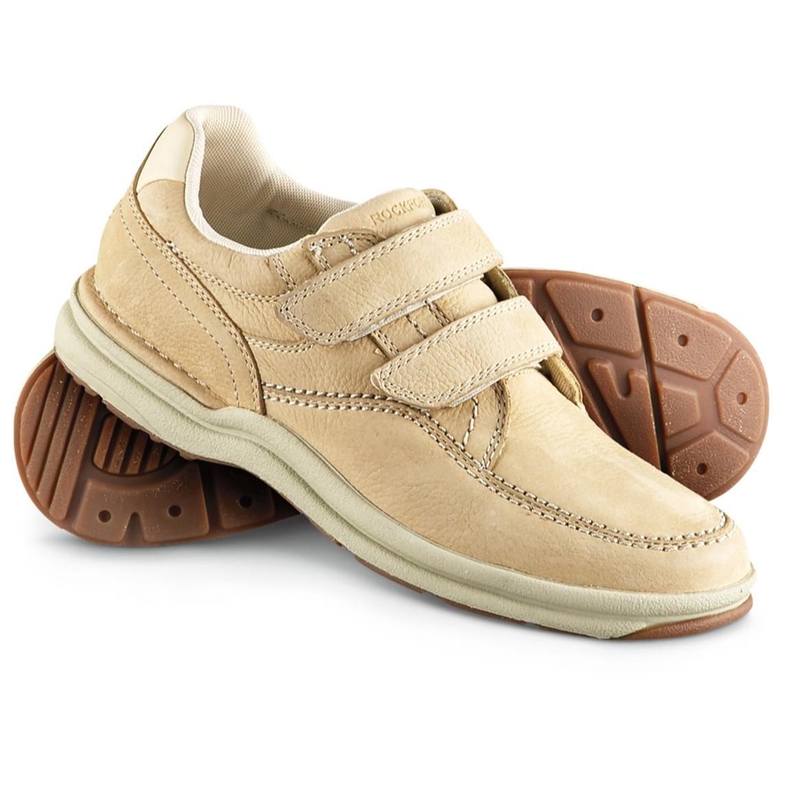 Men&#39;s Rockport® World Tour Casner Walking Shoes, Sand - 206235, Casual Shoes at Sportsman&#39;s Guide