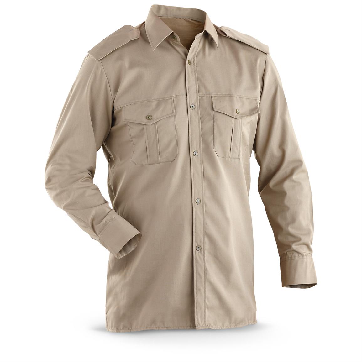 Military dress shirts