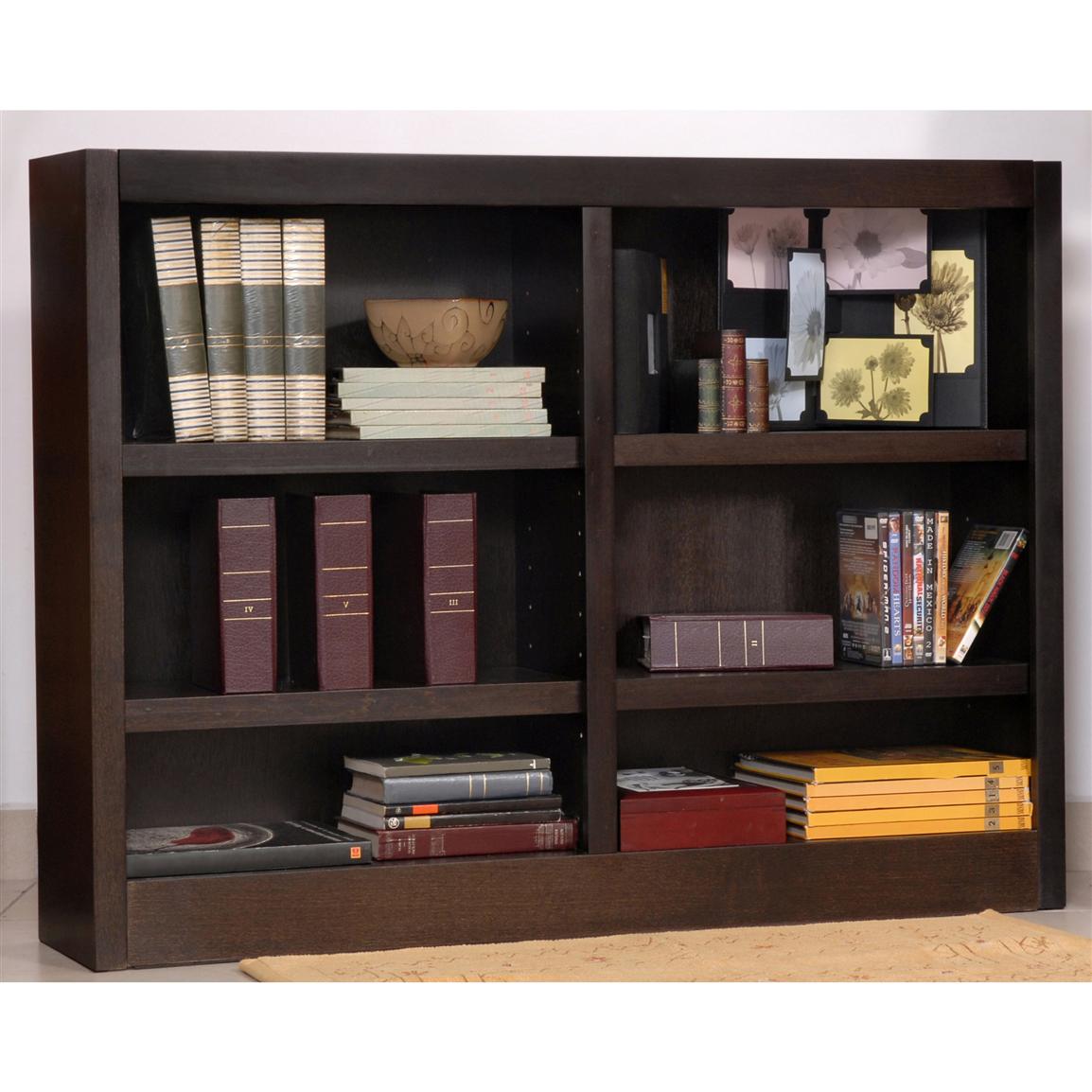  Furniture / Office / Concepts in Wood Double - wide 6 - shelf Bookcase