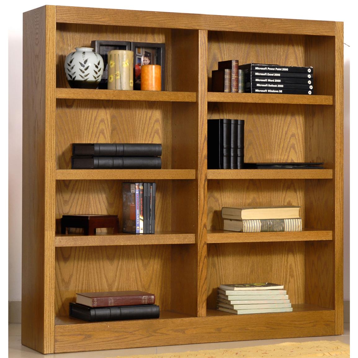 ... Furniture / Office / Concepts in Wood Double - wide 8 - shelf Bookcase
