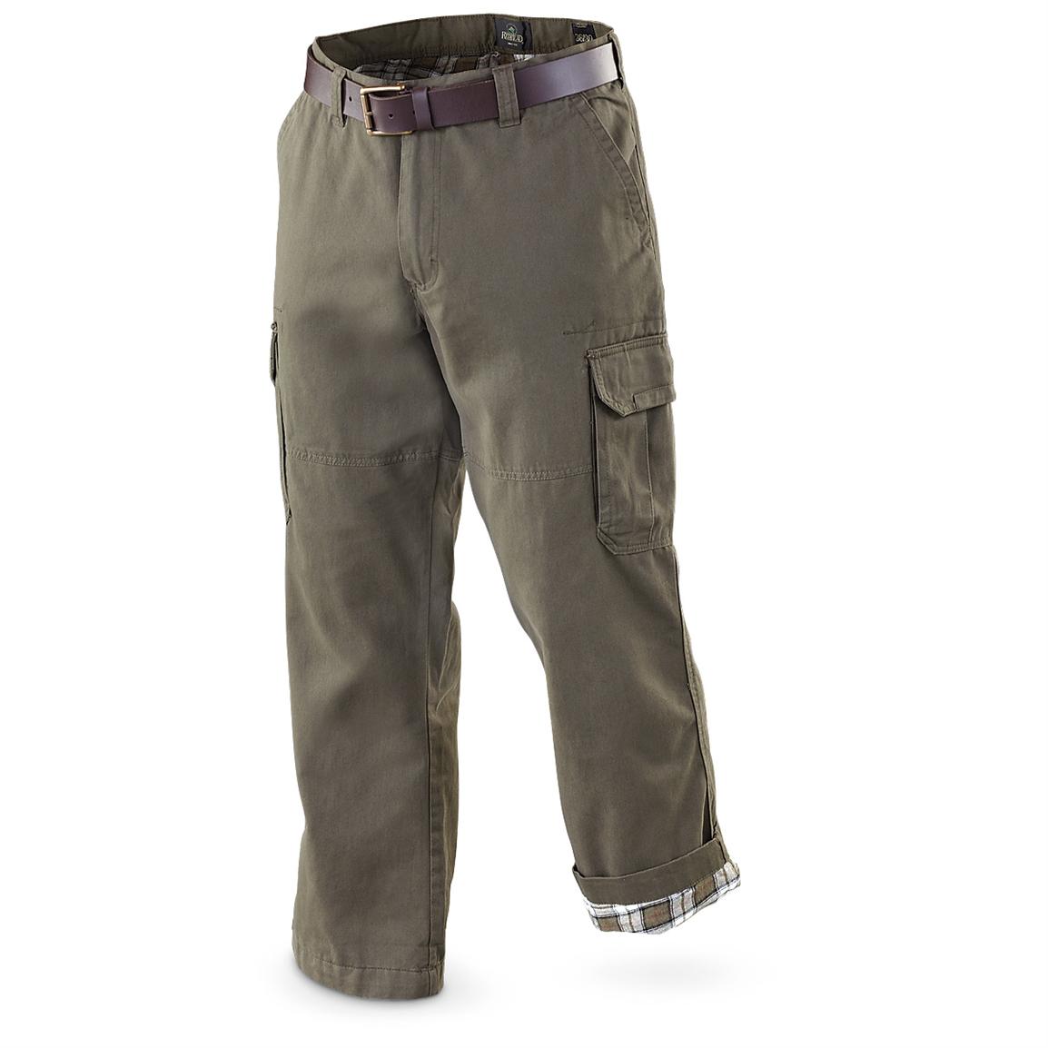 flannel lined cargo pants old navy