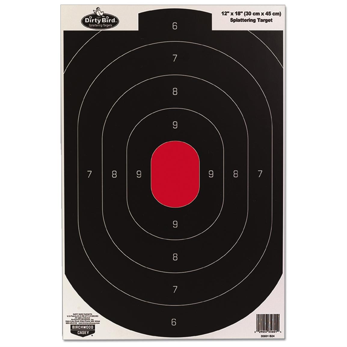 Birchwood Casey® 12 x 18" Silhouette Target 100 Sheet Pack 208921, Shooting Targets at