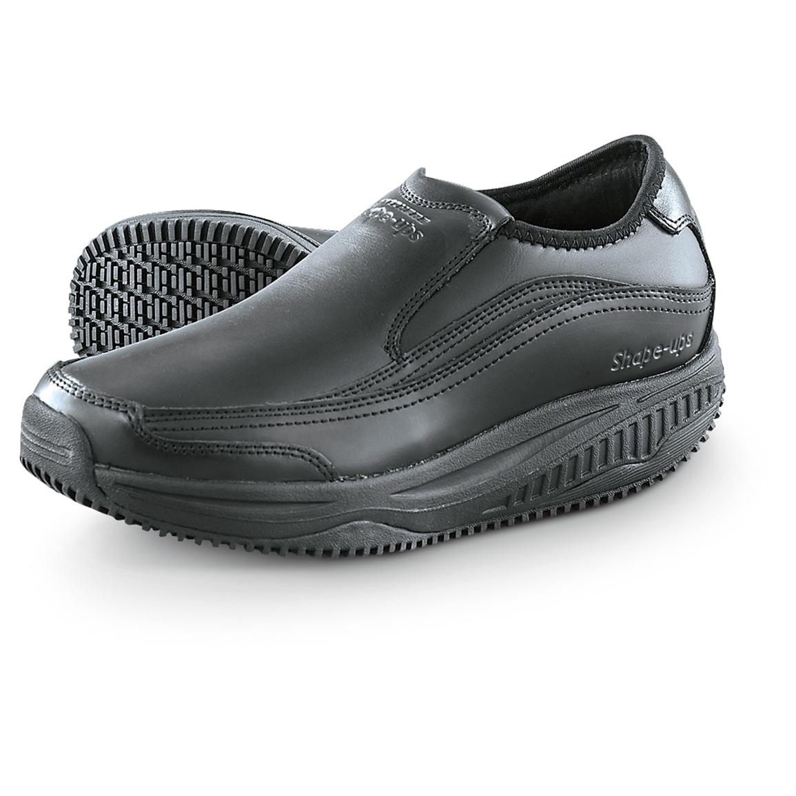 ... Shoes  Sneakers  Men's SkechersÂ® Work Slip-on Shape-upsÂ®, Black