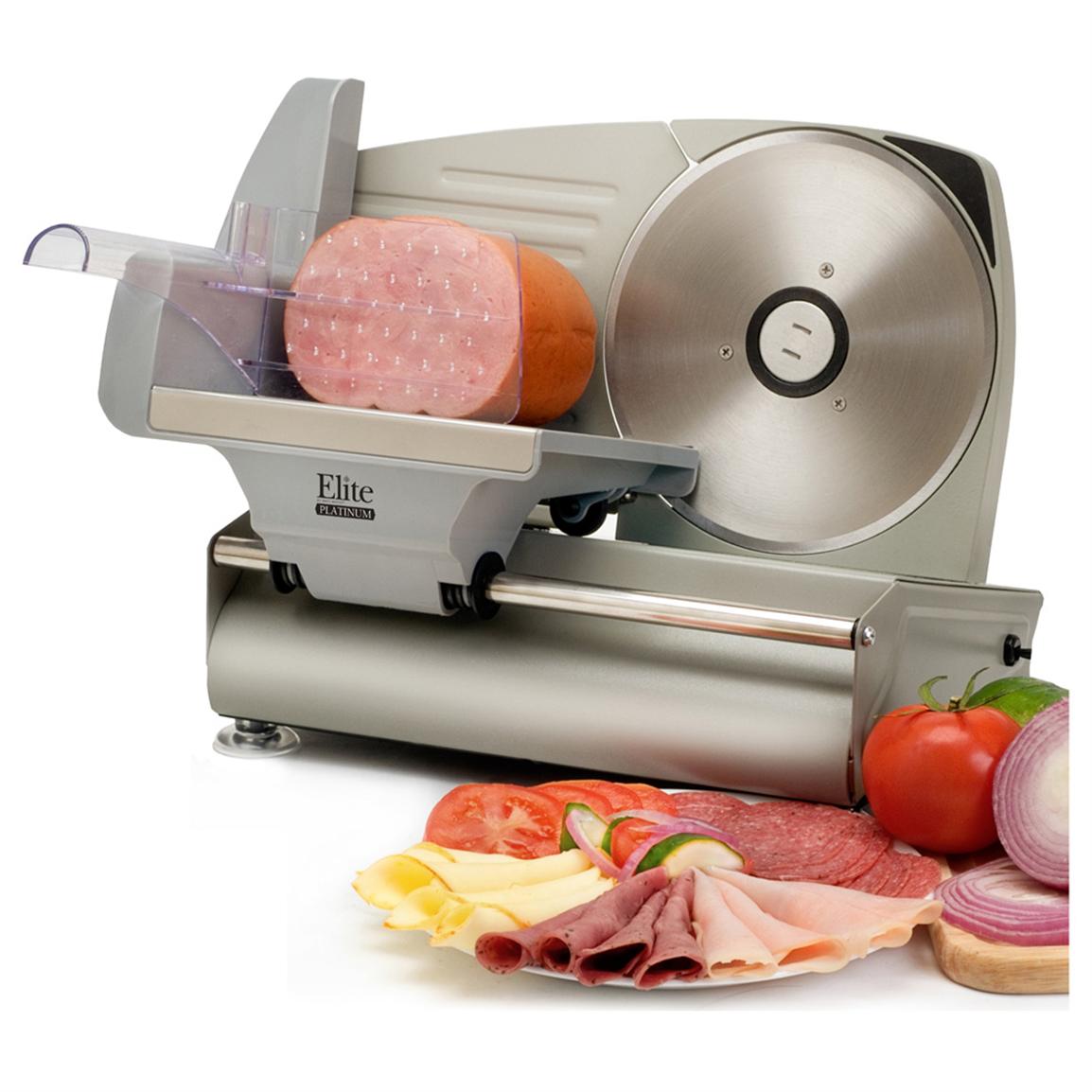 Elite® Classic Electric Meat Slicer 212991, Kitchen Appliances at