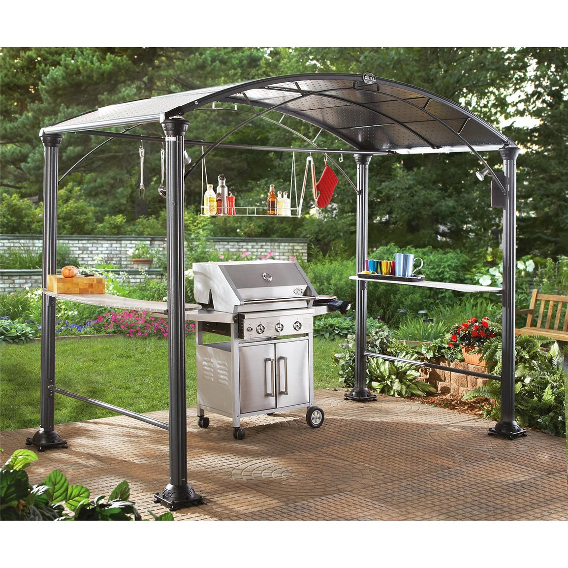 Eclipse Backyard Grill Center, Black  213260, Gazebos at Sportsman\u002639;s Guide