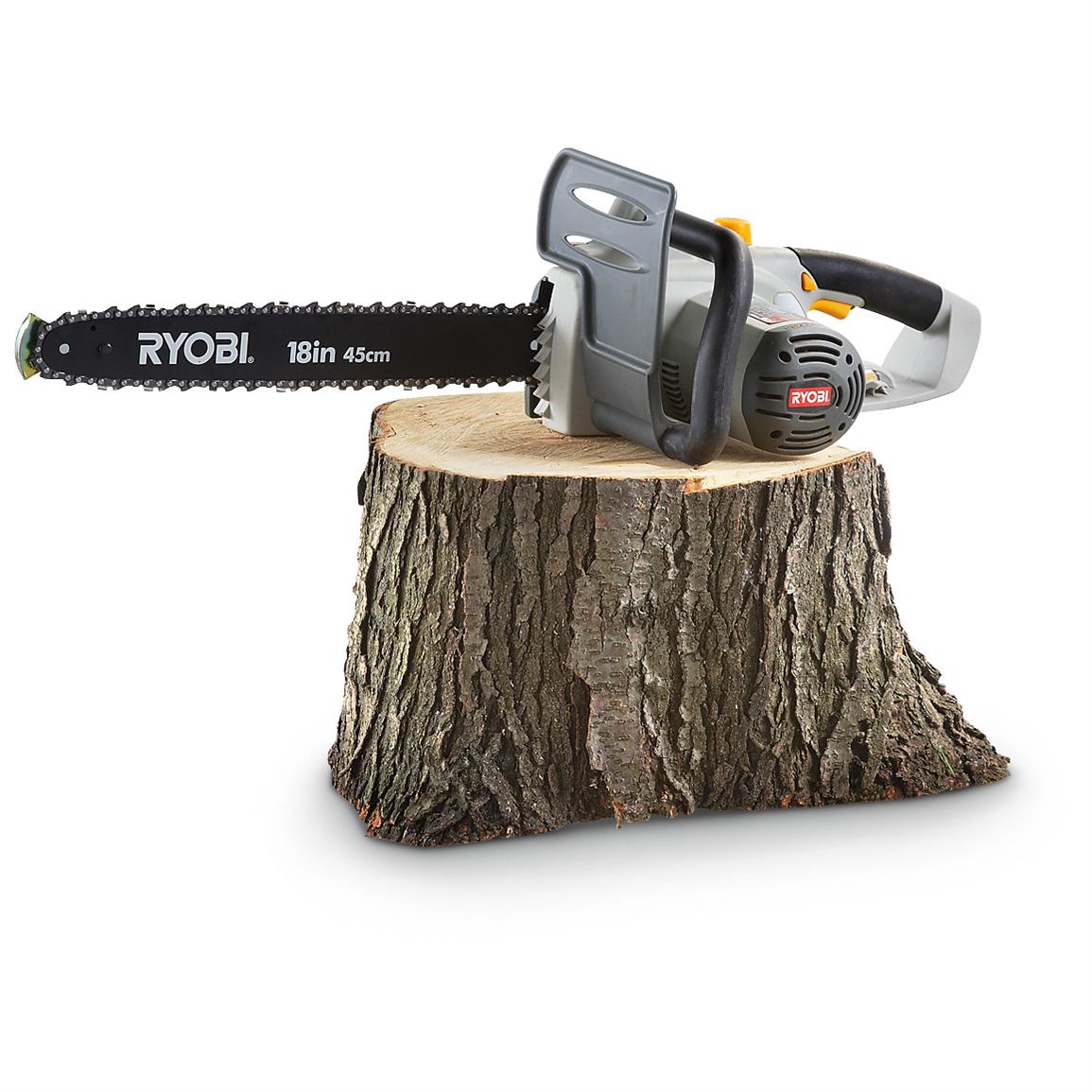 Ryobi®18" Electric Chainsaw (Reconditioned) 214732, Saws, Chainsaws